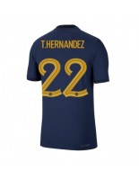 Francie Theo Hernandez #22 Domácí Dres MS 2022 Krátký Rukáv